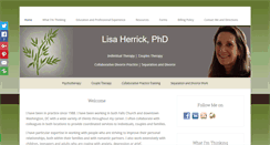 Desktop Screenshot of lisaherrick.com